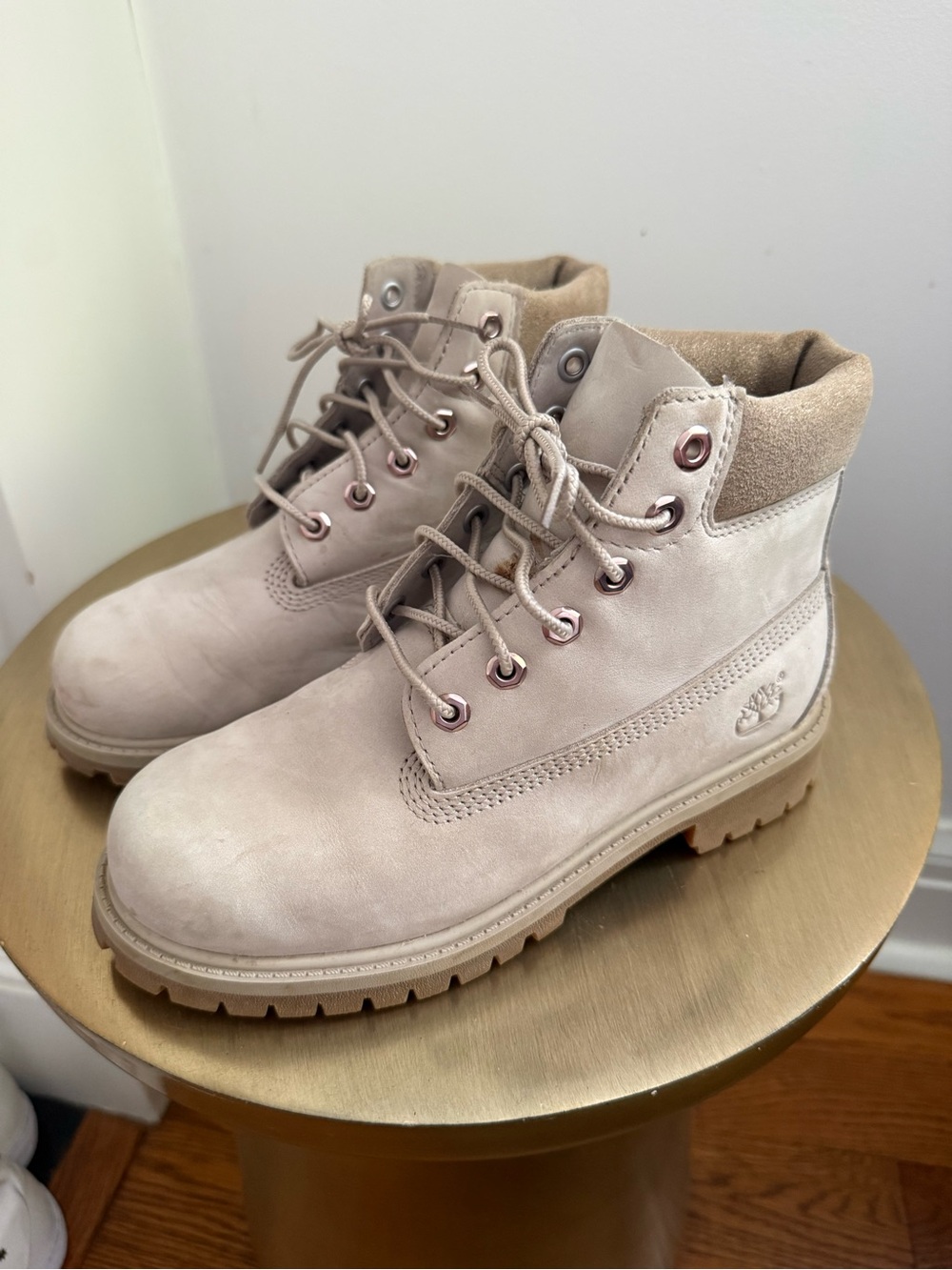 Timberland Girls Tan Boots sz 3